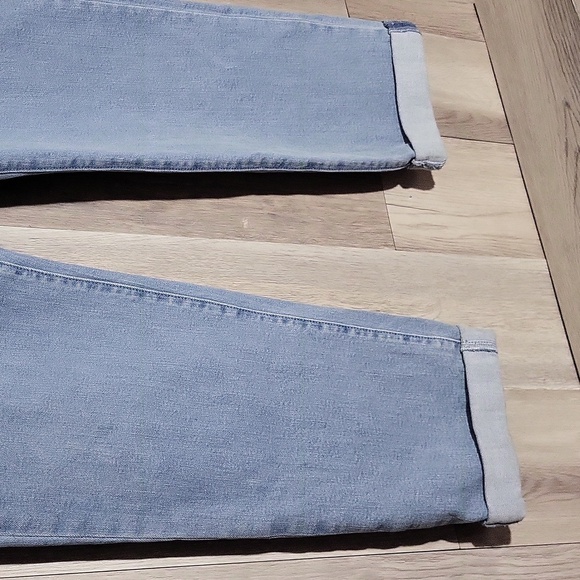 Michael Kors Womens‎ 12 Lightwash Jeans Straight Leg Ankle Cuffed Denim Casual - Picture 9 of 9